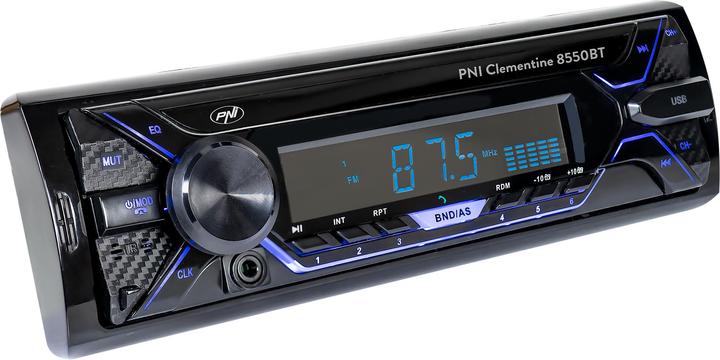 Produktbild PNI Autoradio MP3-Player Clementine 8550BT, abnehmbares Gesicht, 4x45 W, 12 V, 1 DIN, mit SD, USB, A