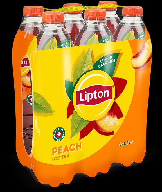 Immagine prodotto Lipton Tè freddo alla pesca 1,5L PET (6 x 150 cl)