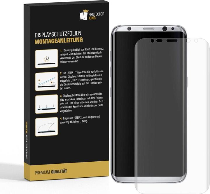 Actual product image Protectorking 1x Panzerfolie Anti-Shock Full Cover HD Klar (1 Piece, Samsung Galaxy S9+)