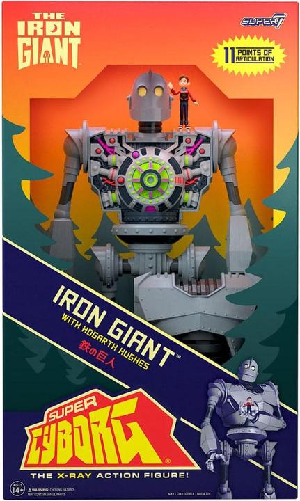 Produktbild Super7 Der Gigant aus dem All Super Cyborg Actionfigur Iron Giant (Full Color) 28 cm