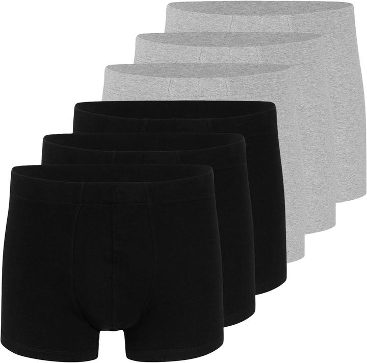 Grau melange, Schwarz