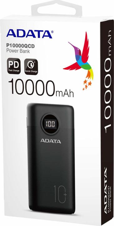 Produktbild Adata P10000QCD (10000 mAh, 18 W, 37 Wh)