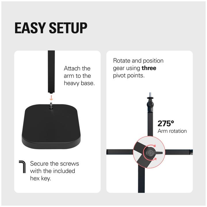 Image du produit Elgato Wave Desk Stand