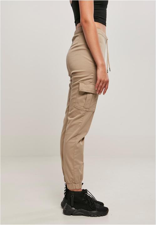 Actual product image Urban Classics Ladies High Waist Cargo Comfort Jogging Pants - 16932 (M)