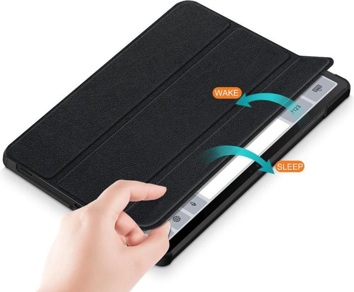 Actual product image Cover-Discount Galaxy Tab S9 - Tri-fold Smart Case black (Galaxy Tab S9)
