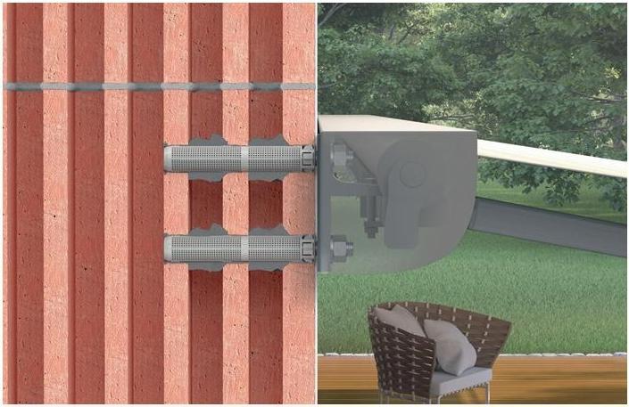 Produktbild Fischer hulrumsdybel rød pan - Powerknot rosett 5x55 med panhoved 25 stk 5-18mm TX25 (20 Stk.)