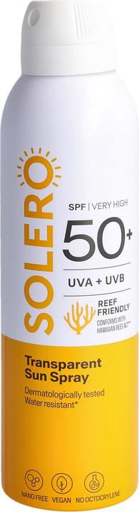 Solero Transparent Sonnensp SPF50+ 150ml (Sonnenspray, SPF 50+, 200 ml)