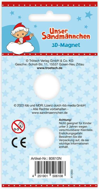 Produktbild Unser Sandmännchen Magnet Raumf (1 x)