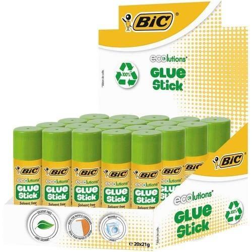 Image du produit Bic Colle pour crayon Glustic 21 g, en paquet de 20 pièces 8923452