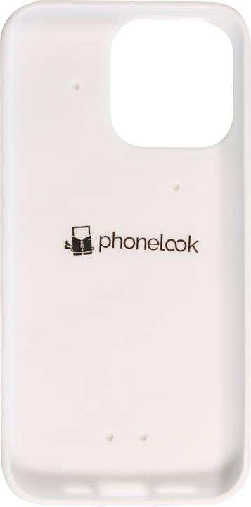 Produktbild PhoneLook Hülle Silikon weiss Shimmering Orange (Apple iPhone 13 Pro)