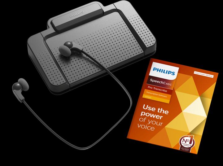 Actual product image Philips Transcription Set 7277 Professional dictation machine