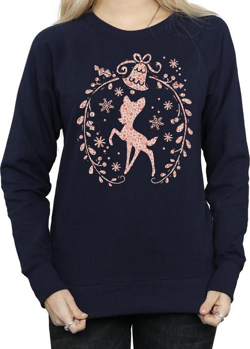 Immagine prodotto Disney Bambi Christmas Wreath Felpa Donna (XXL)