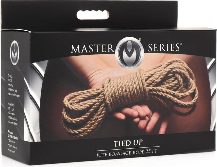 Immagine prodotto Master Series Tied Up - Corda bondage in iuta - 25 ft / 7,6 mtr