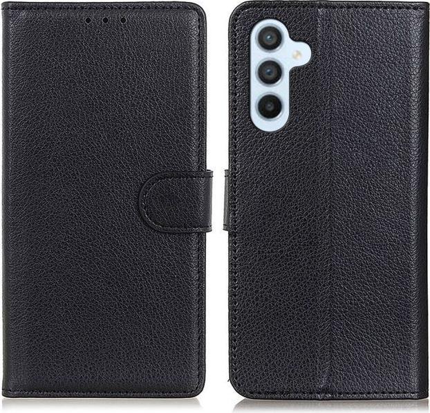 Actual product image MU Classic Litchi Leather Bookcover Series (Samsung Galaxy A34 5G)