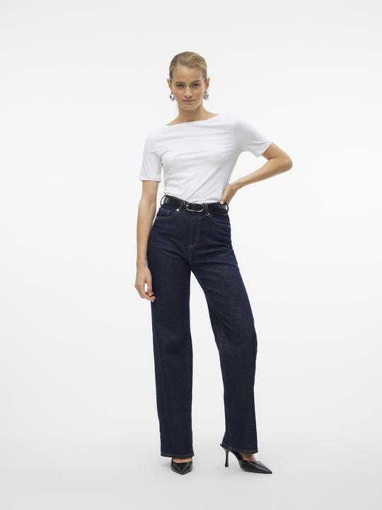 Produktbild Vero Moda U-Boot-Ausschnitt Oberteil mit kurzen Ärmeln (L)
