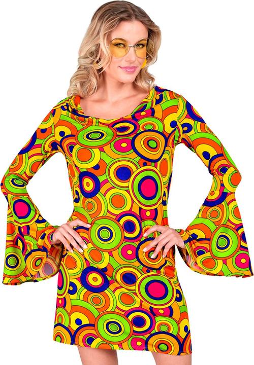 Image du produit Widmann THE 70s GROOVY STYLE - yellow circles (Kleid), S (S)