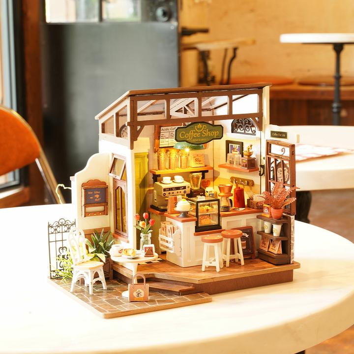 Actual product image Robotime Coffee Shop