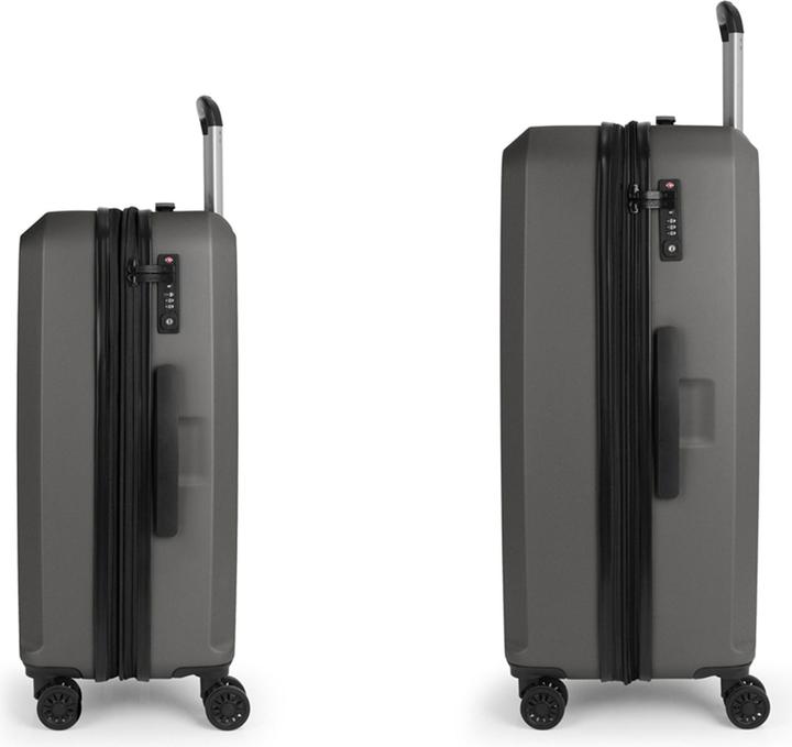 Actual product image Gabol Montreal 4-wheel suitcase set, 2-piece with expansion fold (181 l, XL (from 140l))