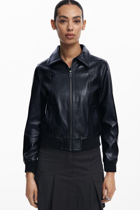 Produktbild Desigual lederjacke helsinki (XS)