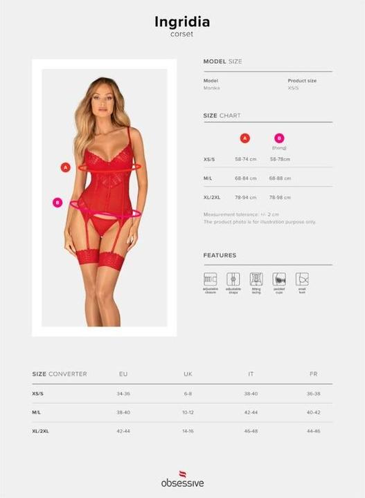 Actual product image Obsessive Set Ingridia (M/L)