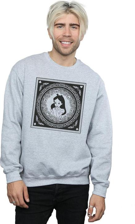 Actual product image Disney Mens Alice In Wonderland Box Sweatshirt (L)