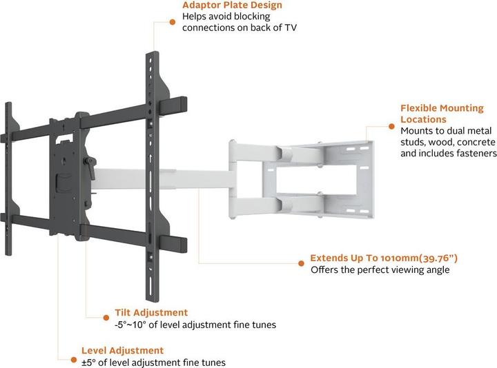 Image du produit Multibrackets M Universel (Mur, 75", 40 kg)