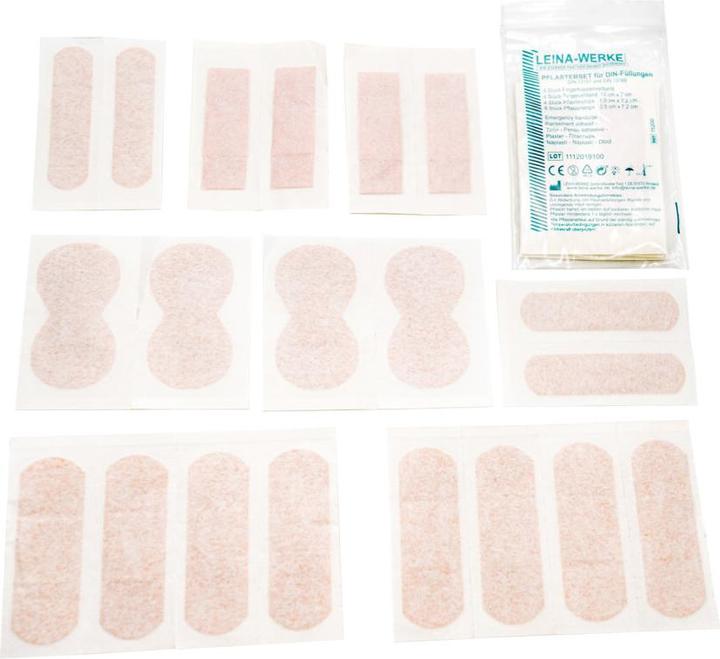 Produktbild Leina Pflasterset diverse Grössen 30-teilig, elastisch-wasserfest zu DIN (20 x)