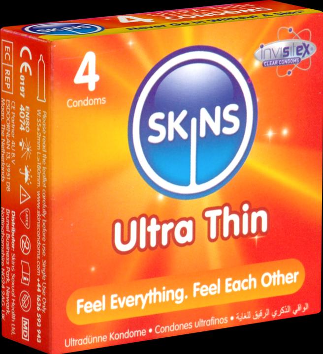Produktbild Skins Kondome Ultra Dünn 4er Pack (4 Stk.)