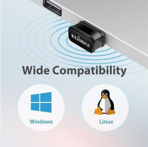 Produktbild edimax AC600 Wi-Fi 5 Nano USB Adapter EW-7811ULC Wireless (USB)