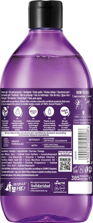 Produktbild Nature Box Energizing Shower Gel (385 ml)