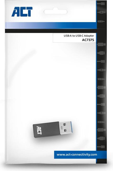 Image du produit USB A – USB C adapter (USB-C, USB-A, 3.80 cm)