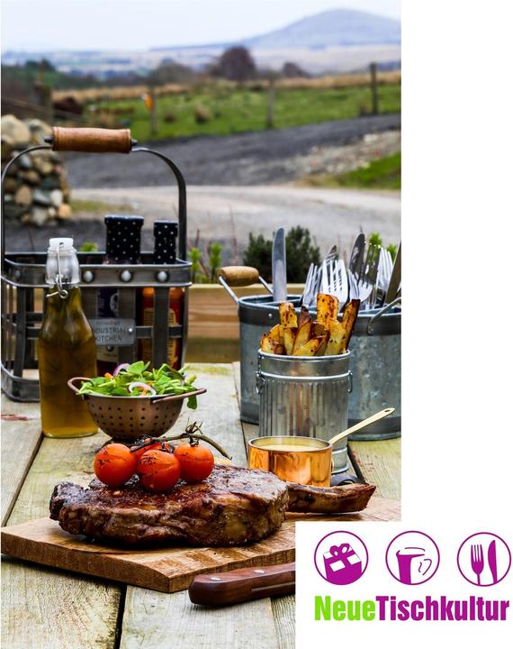 Actual product image neuetischkultur Metal basket with handle