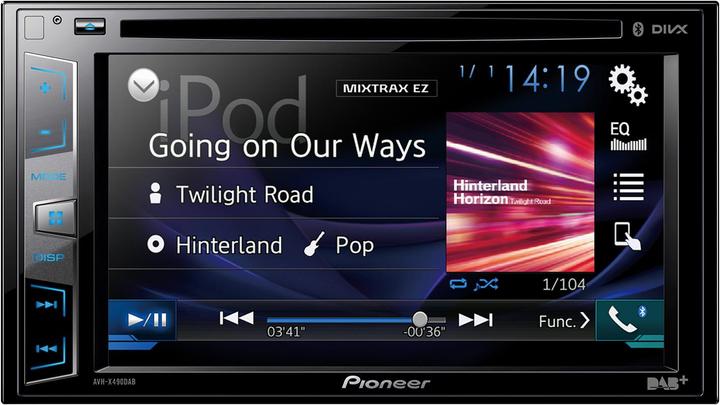 Pioneer AVH-X490DAB antenne DAB incluse