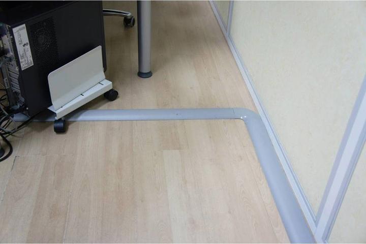 Actual product image Viso Cable bridge CPB653 PVC Grey No. of trunking: 4 3000 mm Content: 1 pc. (Cable bridge, 300 cm)