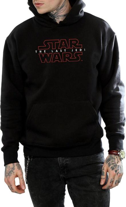 Immagine prodotto Star Wars The Last Jedi Logo Felpa con Cappuccio Uomo (L)