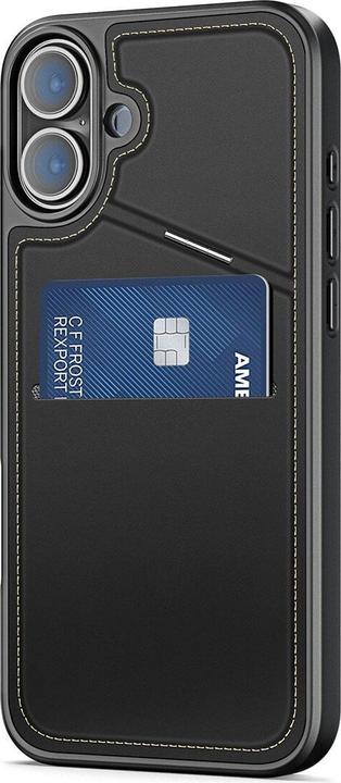 Immagine prodotto Dux Ducis Custodia per iPhone 16 Plus con slot per schede - Nero (Apple iPhone 16 Plus)