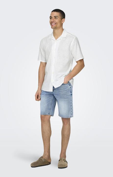 Image du produit Only & Sons Chemise unie à manches courtes (M)
