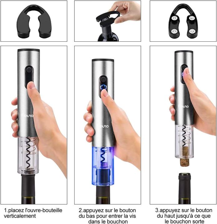 Produktbild Flauno Elektrischer Korkenzieher (Elektrischer Korkenzieher)