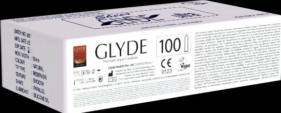 Actual product image Glyde Ultra Natural Condoms (100 pcs.)