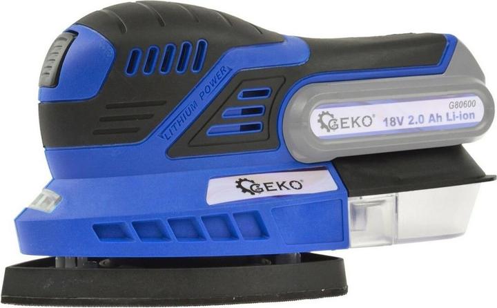 Immagine prodotto GEKO Smerigliatrice a vibrazione a batteria 18V - senza batteria e caricabatterie (Smerigliatrice ad oscillazione)
