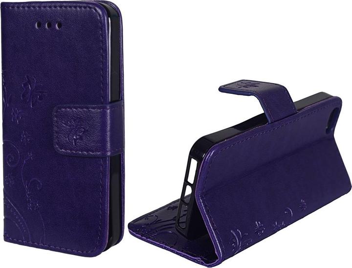 Produktbild König Design Schutz Handy Hülle für Apple iPhone 5 / 5s / SE Case Cover Tasche Wallet Etui (Apple iPhone 5)