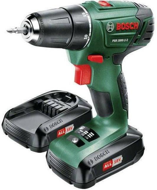 Actual product image Bosch Home & Garden PSR 1800 LI-2 Systembox Set (Rechargeable battery operated)