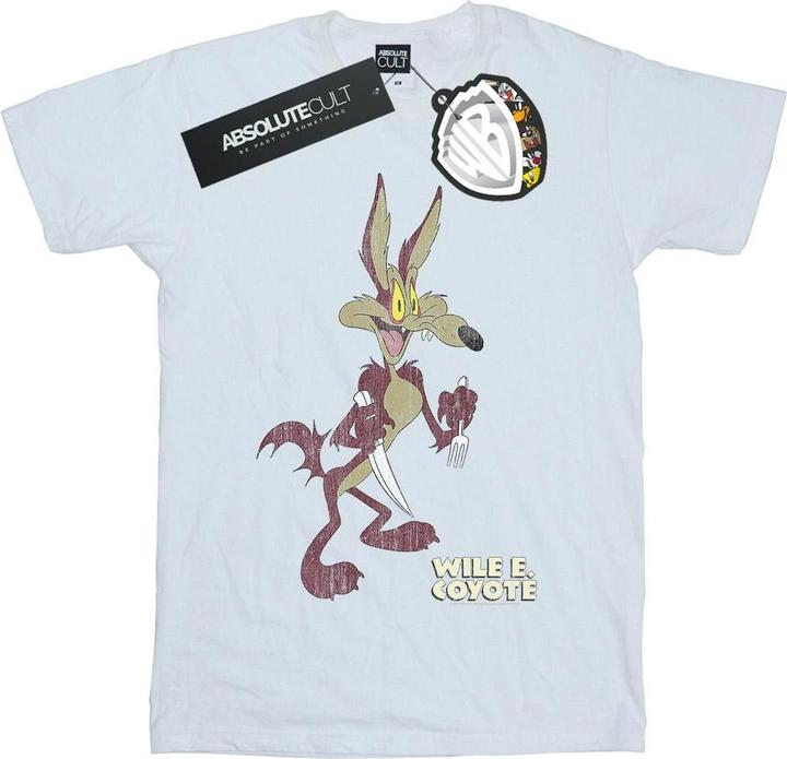 Immagine prodotto Looney Tunes Wile E Coyote Distressed Maglietta Ragazzi (152, 158)