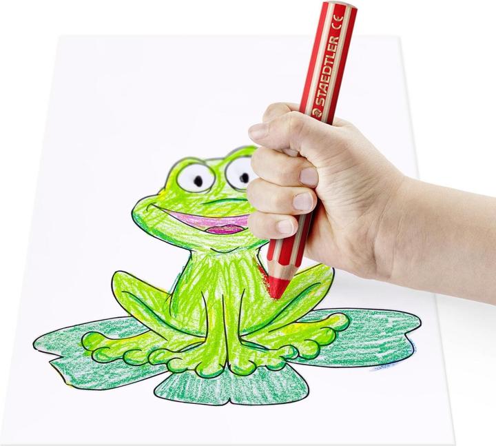 Actual product image Staedtler Noris junior 140 children's colouring pencil, single product, peach (Peach, 1 x)