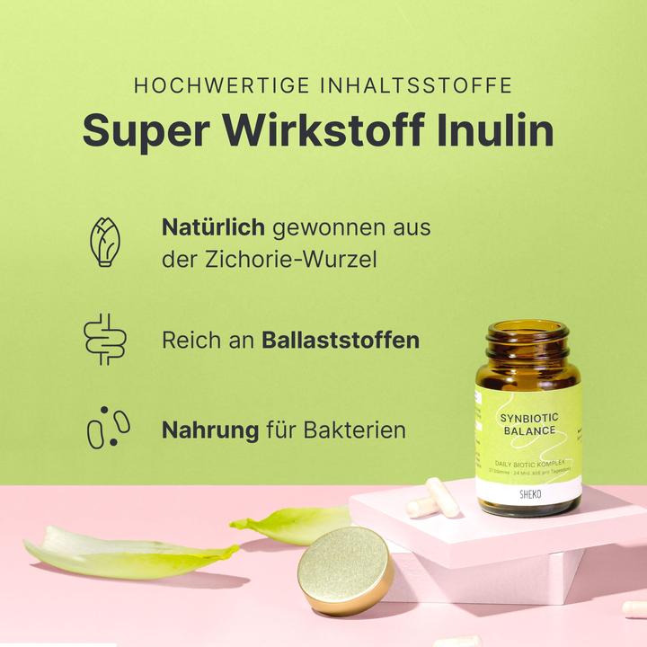 Produktbild Sheko Synbiotic Balance (1 Stück, Kapseln, 118 g)