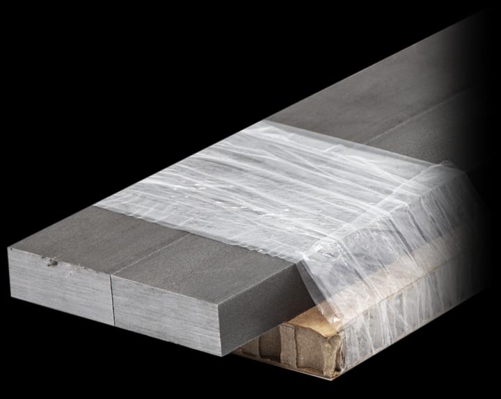 Immagine prodotto Brütsch-Rüegger Metals Profilo piatto in acciaio lucido, 80,00 x 10,00 mm (2 x 1,5 m)