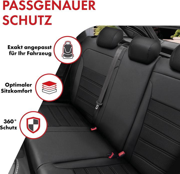 Produktbild Walser Sitzbezug für Opel Corsa D (S07) 07/2006-08/2014, 1 Rücksitzbankbezug