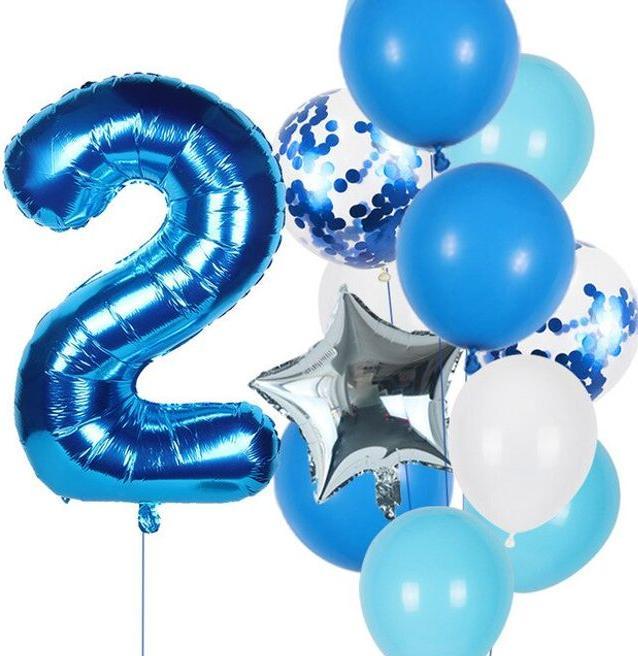 Actual product image MU Style Balloons 2nd birthday