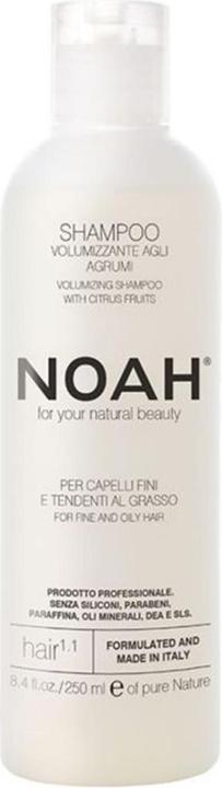 Noah NOAH For Your Natural Beauty Volumizing Shampoo Hair 1.1 szampon zwiększający objętość włosów Citrus (250 ml, Flüssiges Shampoo)