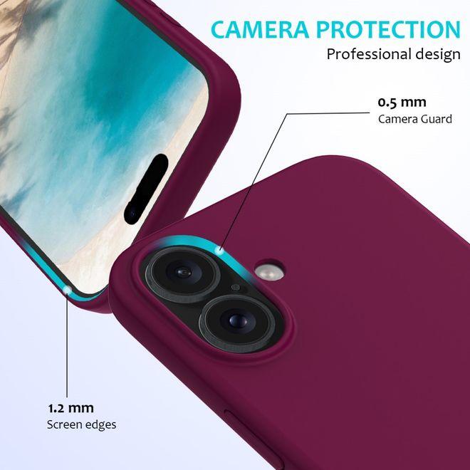 Actual product image MU Classic Liquid Silicone Series (Apple iPhone 16)